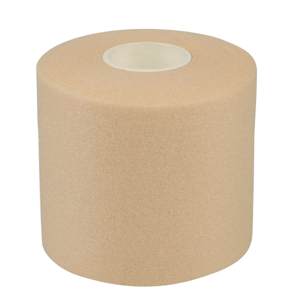 Athletic Pre Wrap Tape Soft Breathable Nonadhesive Underwrap Roll 7CM x 27M for Ankles Knees Skin Color