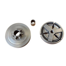 Chainsaw Clutch Drum Kit for 4500 5200 5800 45CC 52CC 58CC, Durable Metal Sprocket Replacement