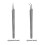 Straight Fine Tweezer for Precision Handling - Stainless 2