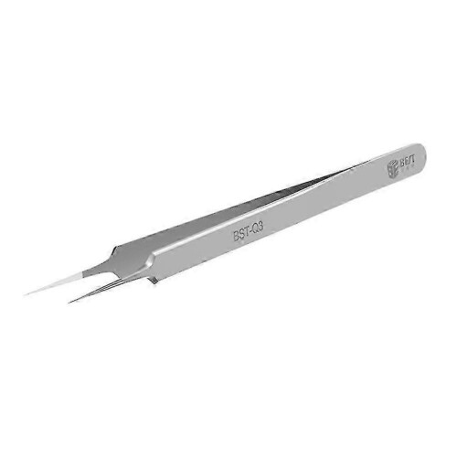 Straight Fine Tweezer for Precision Handling - Stainless 2