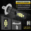 H1 LED koplampen 6000K wit grootlicht/dimlicht mistlampenset   2x superhelder 2