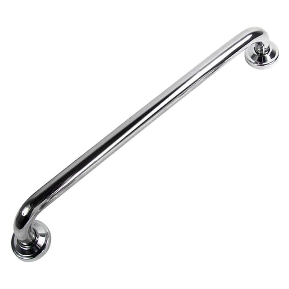 Polished Brass Shower Grab Bar with Ergonomic Grip, NonSlip Bathroom Safety Rail for Elderly and Disabled