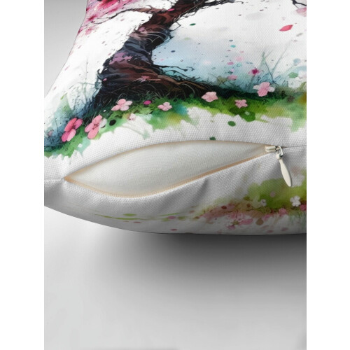 Μαξιλαροθήκες AIVO Falling Black Sakura Cherry Blossom Throw, Θήκες Μαξιλαροθήκης, Θήκη Καναπέ, Διπλής 1