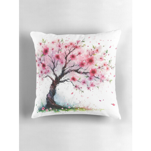 Μαξιλαροθήκες AIVO Falling Black Sakura Cherry Blossom Throw, Θήκες Μαξιλαροθήκης, Θήκη Καναπέ, Διπλής 2