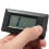 Ultratunn LCD digital bilklocka med kalender 4