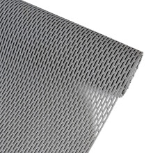 Non Slip Bath Mat 60x90cm Grey Rubber Shower Mat with Drainage Easy Clean Safety Surface for Bathroom Floor