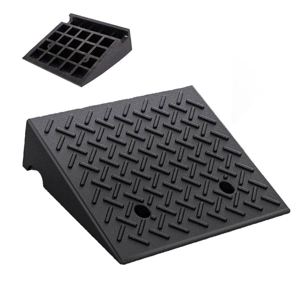 Wheelchair Threshold Ramp 100cm Rubber NonSlip Doorway Transition Pad for Home Entry Indoor Outdoor