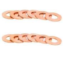 12pcs Brass Washer Set for Strider SNG and SMF Knives, Durable Copper Alloy Gasket Kit, Precise Fit