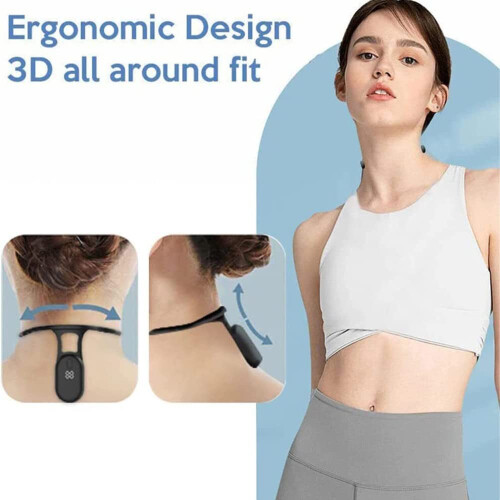 Smart Strapless Posture Corrector Device with Gentle Vibration Reminder and USB Rechargeable Battery for Office and Study 2