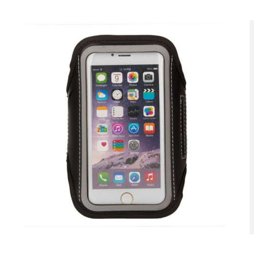 Braçadeira Esportiva para Corrida (Grande: Serve em até 7 Polegadas) Black+Sliver 1