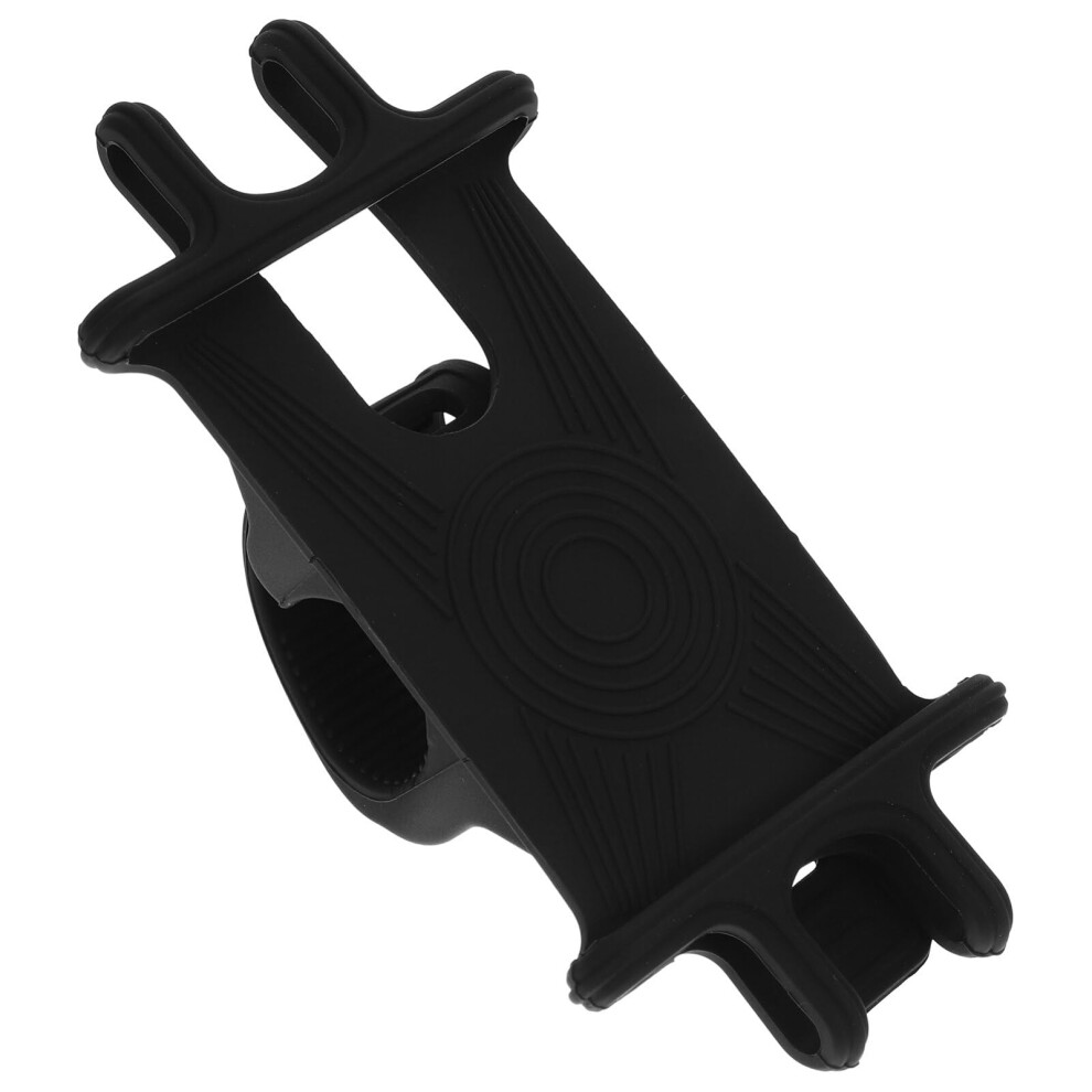 Bike Phone Mount With Secure Handlebar Clamp, Universal Fit For Mountain And Road Bikes, Black 9310869719656