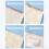 6Pcs Sewing Template Plastic Quilting Measuring Tool for 4