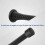 12 Pack Black Spring Door Stops, Flexible Spring  with Low Mounted Black Rubber Bumper Tips 2