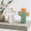 Moule de bougie en forme de fleur de silicone sûr de-20 5