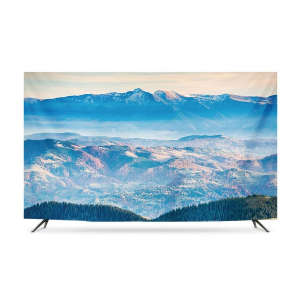 Tv Dust Cover 3280 Inch Dustproof Elastic Fabric Screen Protector Decorative Landscape Design 9330225671671