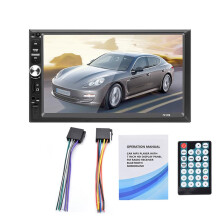 7 Inch Double DIN Car Stereo with Bluetooth, Mirror Link, FM Radio, USB, HD Touchscreen