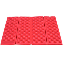Camping Seat Pad Waterproof Foldable Foam Cushion Mat, Lightweight Thermal Insulation Outdoor Hiking Pad Red Black