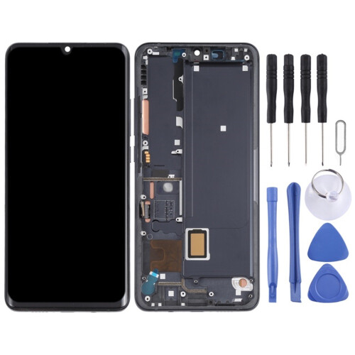 (black) Οθόνη AMOLED LCD για Xiaomi Mi Note 10 Lite M2002F4 για LG Digitizer Full Assembly με πλαίσιο (Μαύρο) 1