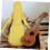 Ukulele Gig Bag Thickened Canvas Durable Protection Adjustable Shoulder Strap Bright Yellow 3