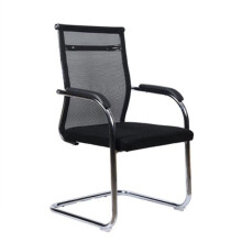 Ergonomic Office Chair with Breathable Mesh and Aluminum Alloy Frame for Conference or Training Room Black