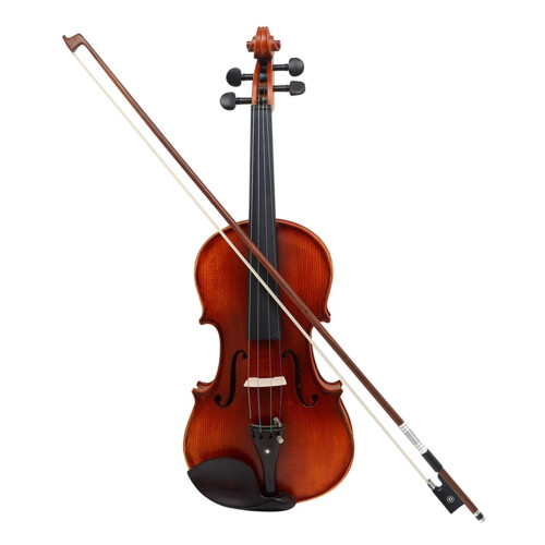 4/4 Violin Bow Silver Finish Balanced Playability with Silk Hand Tote for Students and Practice 2