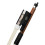 4/4 Violin Bow Silver Finish Balanced Playability with Silk Hand Tote for Students and Practice 4