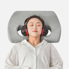 Memory Foam Ear Hole Pillow for Side Sleepers, Ear Recess Comfort Design, Pressure‑Relief Support