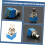 Guitar Footswitch 9 Pin Latching Pedal Switch Blue Replacement for Guitar Effects Pedal 5