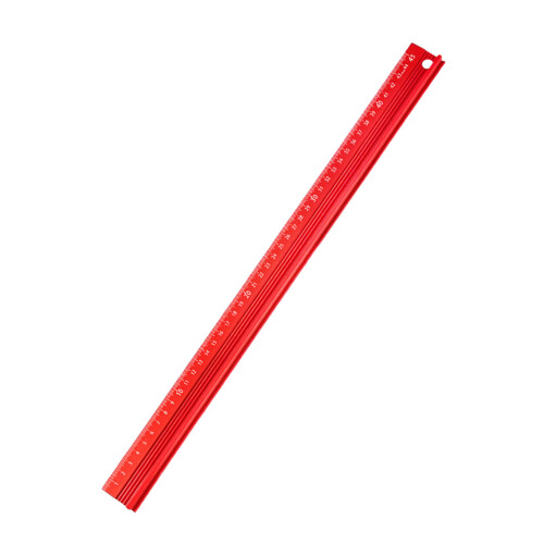 Règle en métal solide avec bords protecteurs Règle à-Rouge 45cm