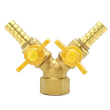 Brass Faucet Diverter Adapter Gas Diverter Adapter-two sockets