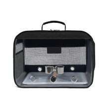 Ventilated store Away pet journey Bag For Small Birds-Black