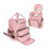 Récipient résistant à l'eau pour 130 peintures-cuir rose 1