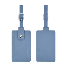 Reinforced PU Leather Case Labels With Cover Design And-Blue