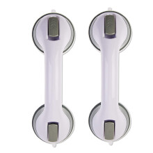 2 Pack Shower Grab Bar with Dual Lock Suction Hold, Bathroom Safety Support for Elderly and Handicap