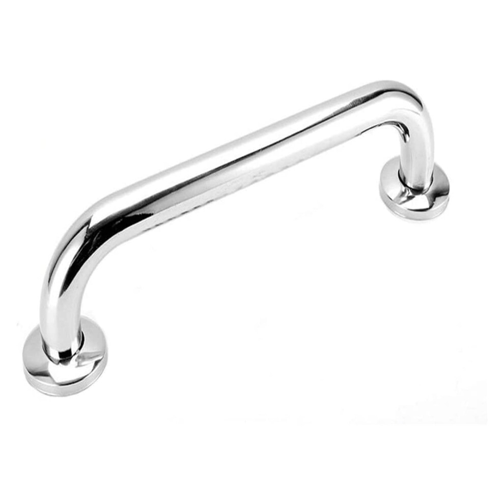 Stainless Steel Bathroom Grab Bar 36.3cm NonâSlip Grip Polished Finish Wall Mounted Safety Handrail for Bathtub and Toilet