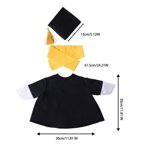 Abschlusskleid und Mützenkostüm für 2