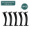 4/4 Full Size Violin Shoulder Rest Set, Adjustable Black Plastic Soft Pad for Easy Storage and Sorting 2