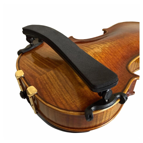 4/4 Full Size Violin Shoulder Rest Set, Adjustable Black Plastic Soft Pad for Easy Storage and Sorting 2