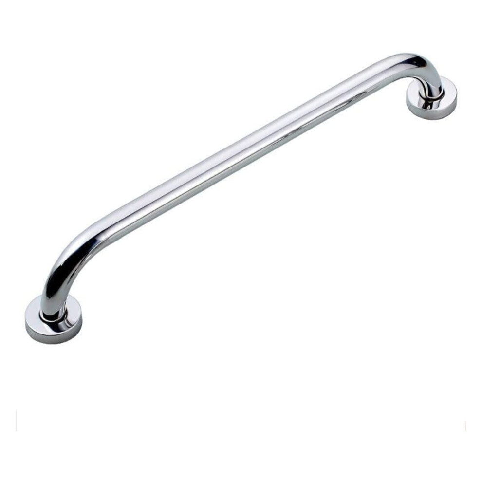 Stainless Steel Shower Grab Bar 85cm AntiSlip Secure Grip Bathroom Safety Handrail for Elderly Colorful Chrysanthemum