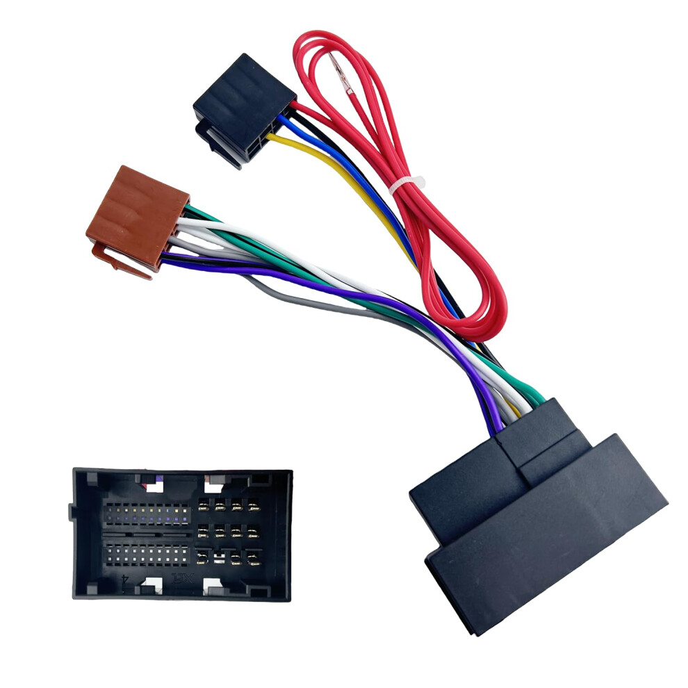 Car Stereo Wiring Harness 52Pin Plug And Play Adapter For Chrysler Dodge Jeep Ram 8Pin Iso Android Radio 9330225672708