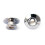 2pcs Silver Mushroom Guitar Strap Locks and Buttons Set, Secure Strap Hold, Easy Screw Installation 3