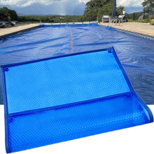 Pool Solar Cover 3x6.5m Heavy Duty Floating Spa Blanket Heat Retaining Rectangular Hot Tub Thermal Cover