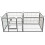 Heavy Duty 6-Panel Metal Pet Playpen with Door Small 4