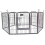 Heavy Duty 6-Panel Metal Pet Playpen with Door Small 5