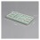 Rectangular Ceramic Paint Palette for Watercolor and Gouache, Durable Blue Tray for Precise Color Mixing 2