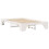 vidaXL Bed Frame White 120 x 190 cm Solid Pine Wood 7