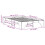 vidaXL Bed Frame White 120 x 190 cm Solid Pine Wood 1