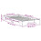 vidaXL Bed Frame Wax Brown 75 x 190 cm Solid Pine Wood 1