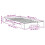 vidaXL Bed Frame White 90 x 190 cm Solid Pine Wood 1