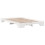 vidaXL Bed Frame White 135 x 190 cm Solid Pine Wood 4